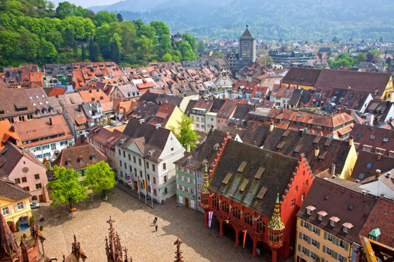 Panorama auf die Stadt Freiburg im Breisgau