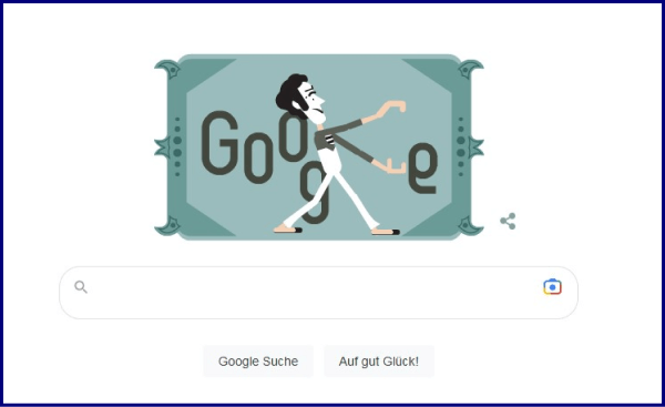 Screenshot der Google Suchmaske